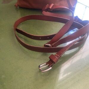 LAFAYETTE 148️⃣ BROWN SLVR LOOP BOHO WESTERN Belt LUX ANTIQUATED STYLISH